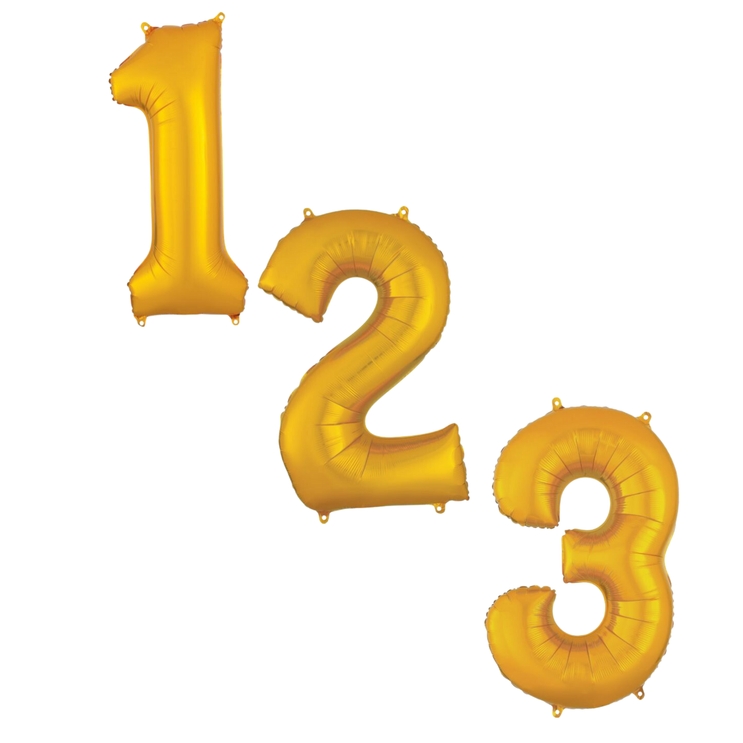 Large Foil Number - Gold
