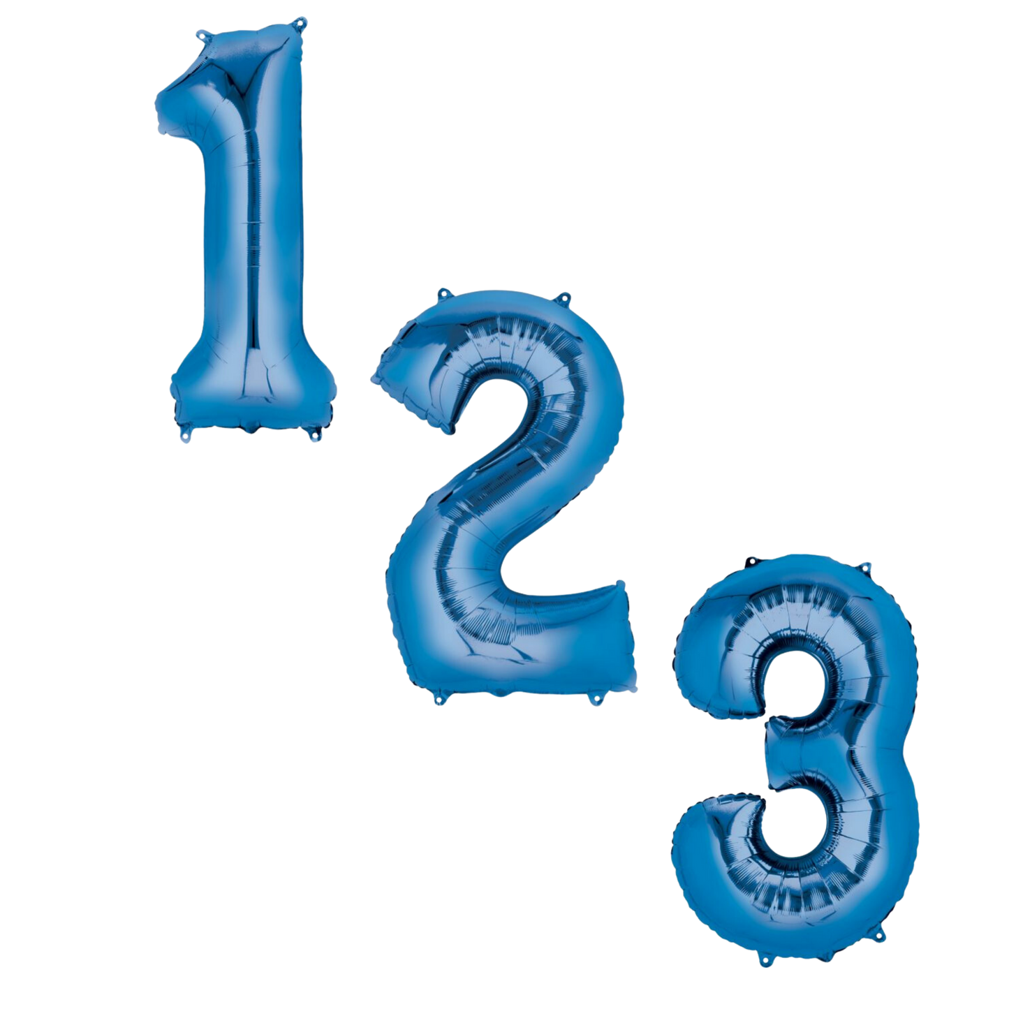 Large Foil Number - Blue