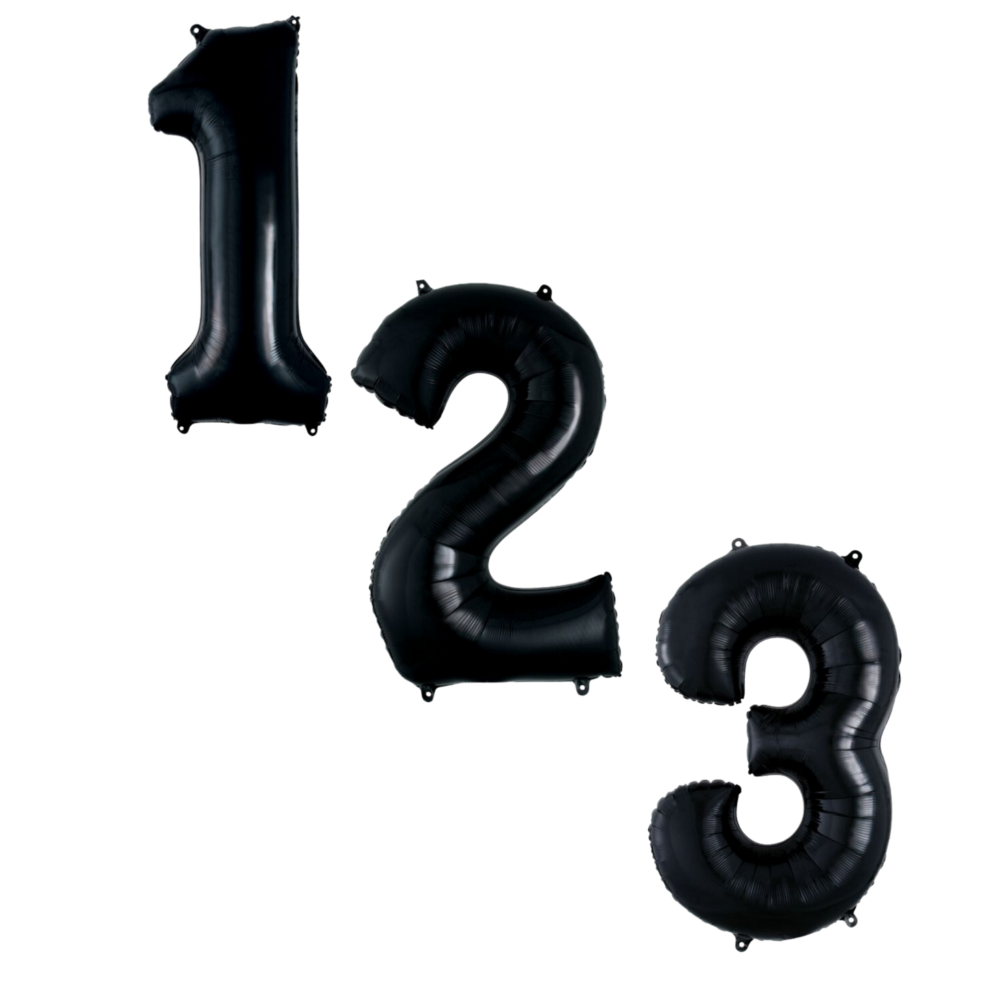 Large Foil Number - Black