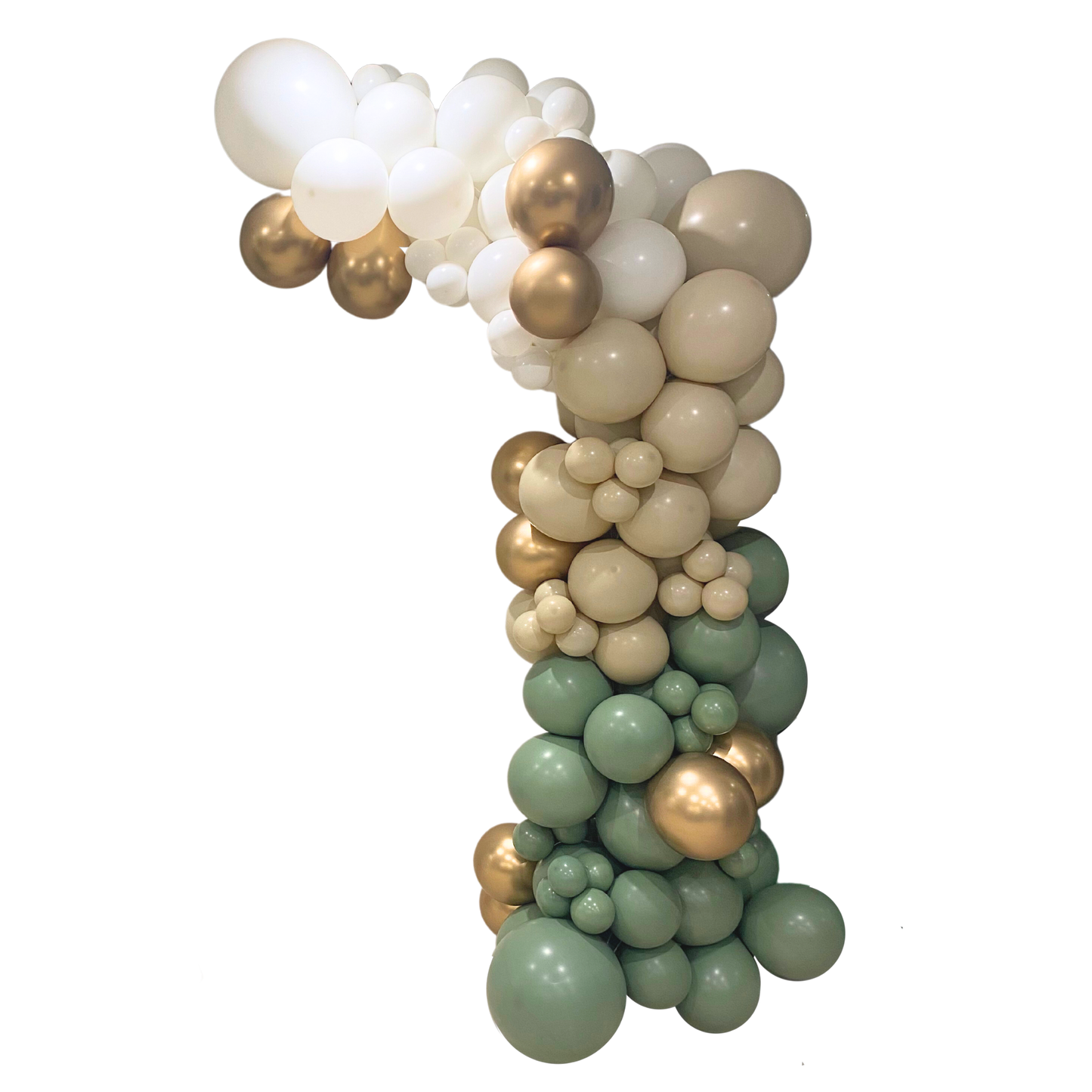 Custom Colour Block Balloon Garland