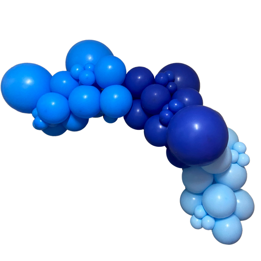 Blue Balloon Garland