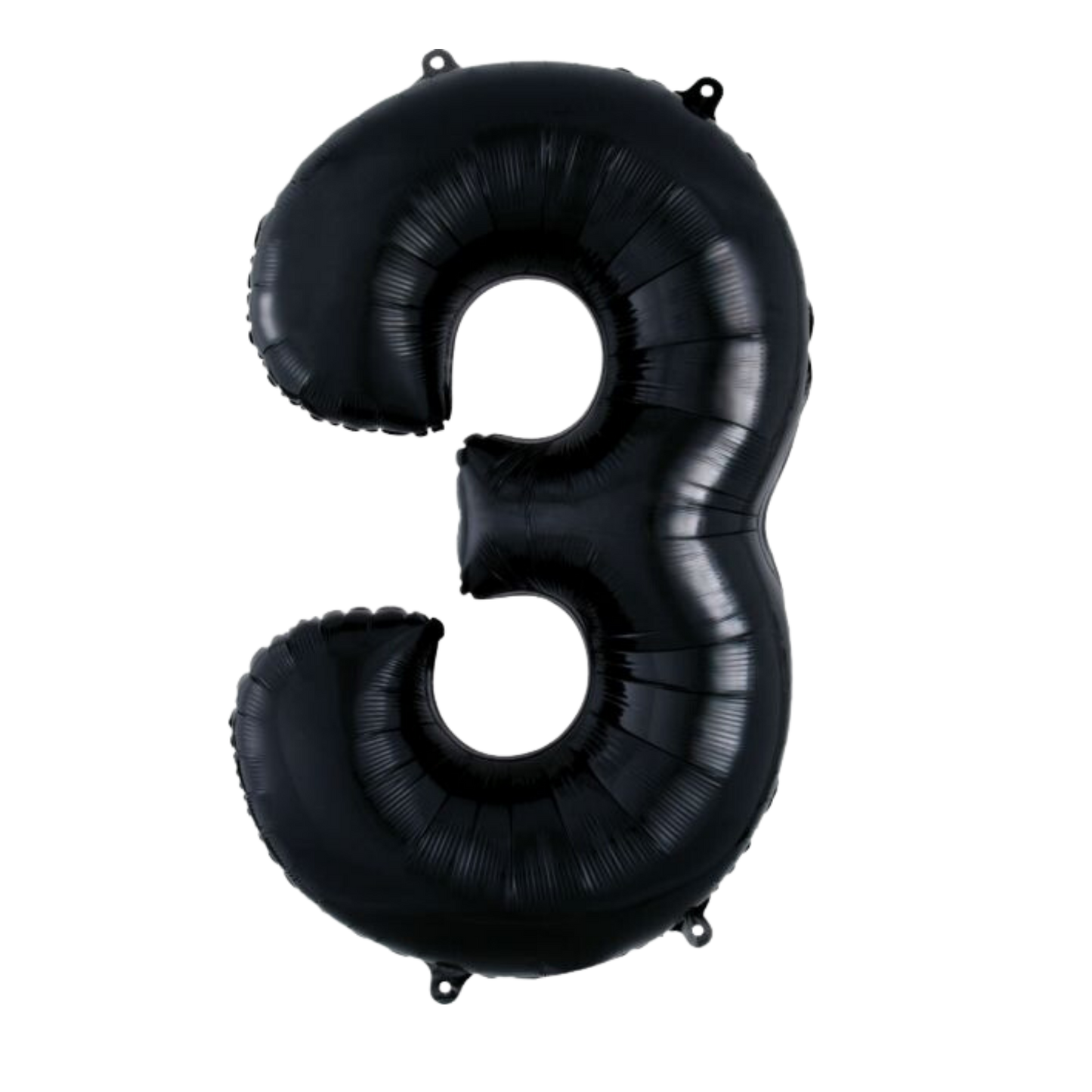 Large Foil Number - Black