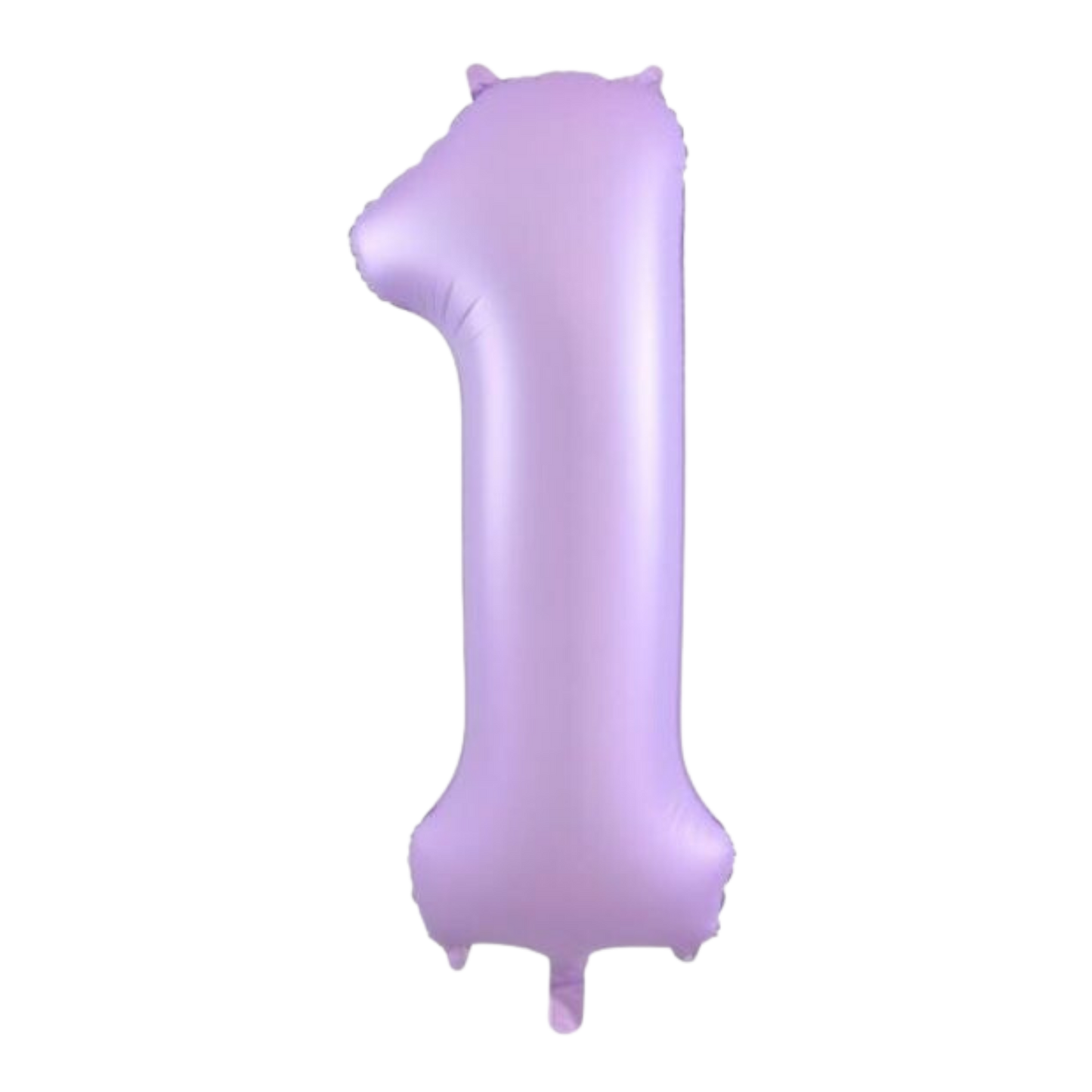 Large Foil Number - Pastel Matte Lilac