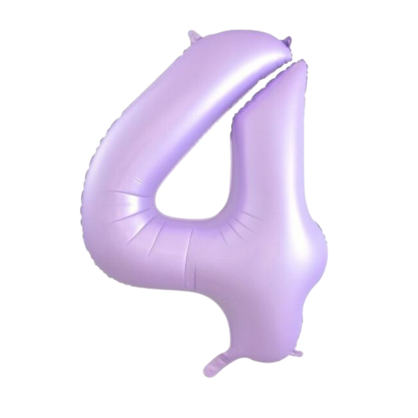 Large Foil Number - Pastel Matte Lilac