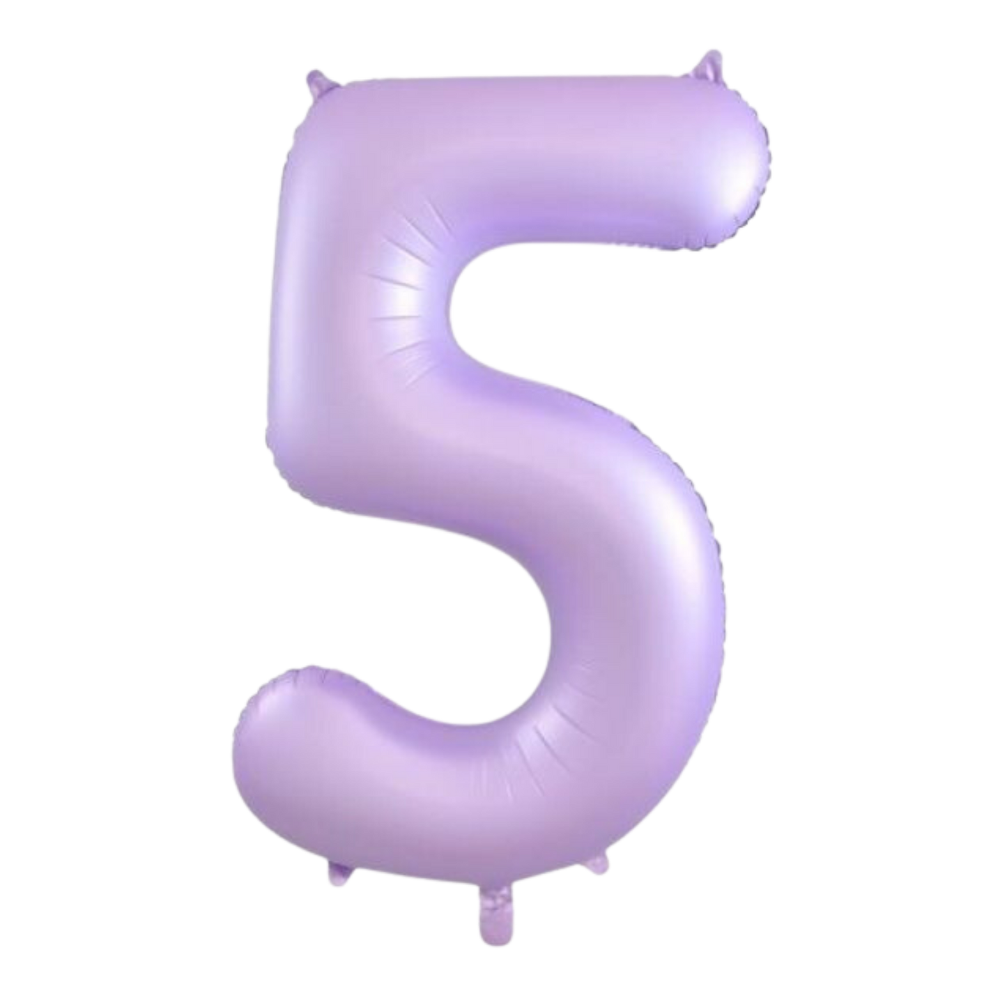 Large Foil Number - Pastel Matte Lilac