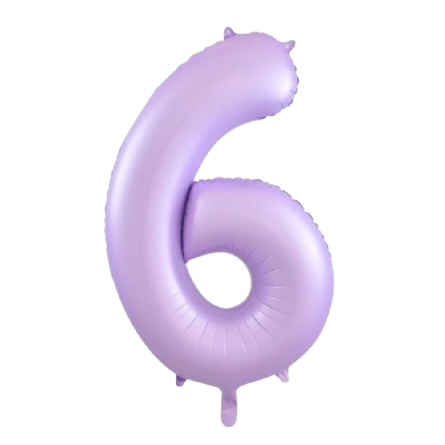 Large Foil Number - Pastel Matte Lilac