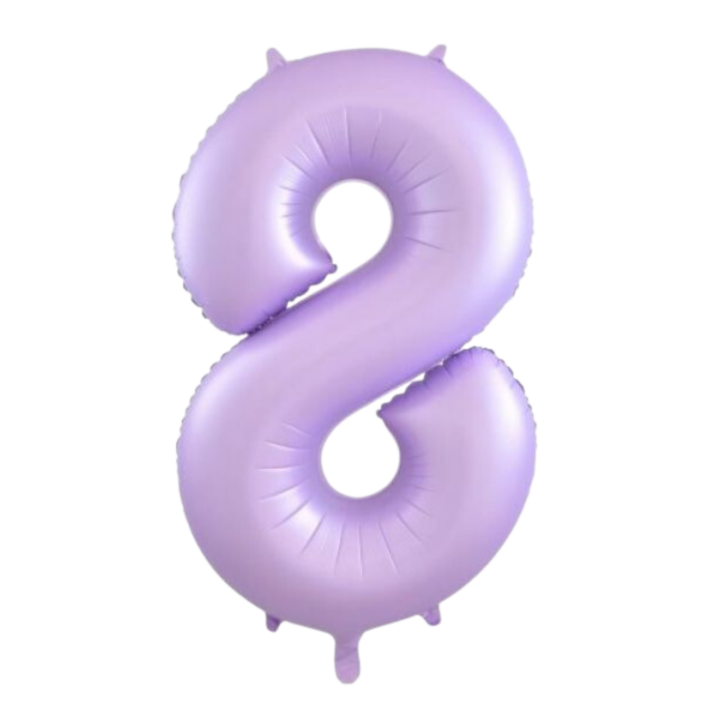Large Foil Number - Pastel Matte Lilac
