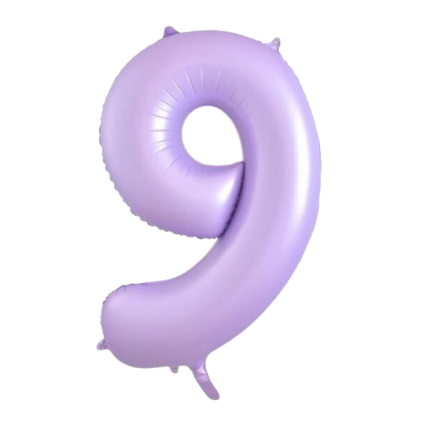 Large Foil Number - Pastel Matte Lilac