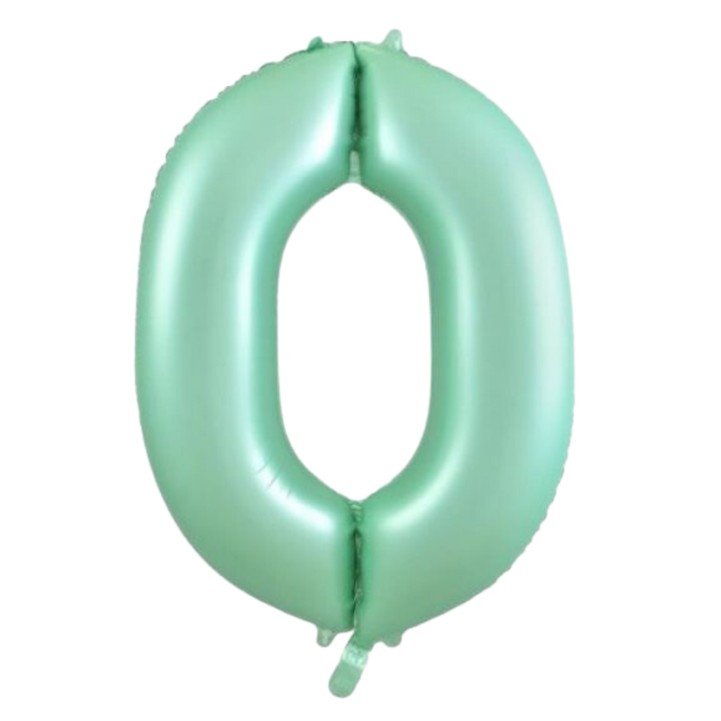 Large Foil Number - Pastel Matte Mint
