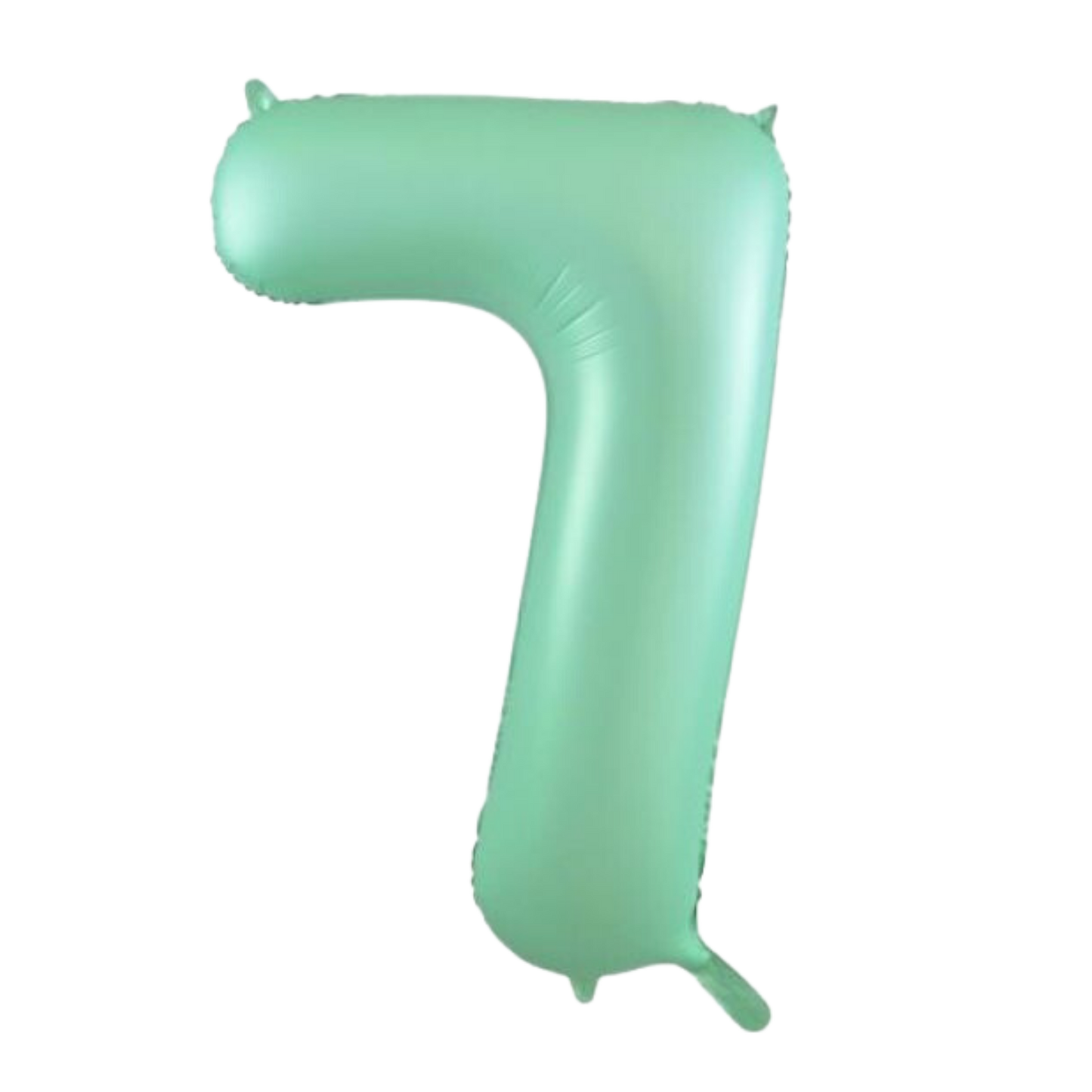 Large Foil Number - Pastel Matte Mint