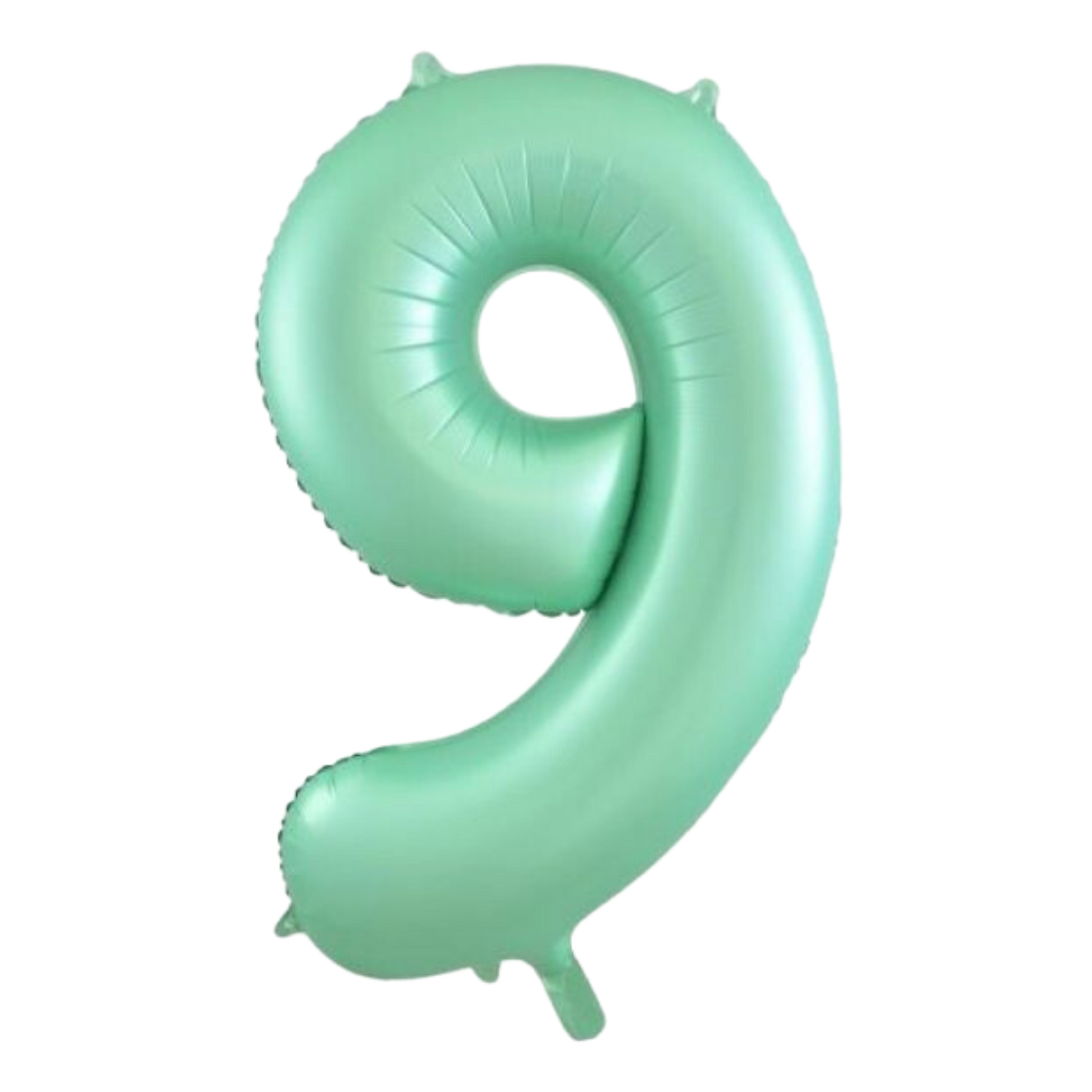 Large Foil Number - Pastel Matte Mint