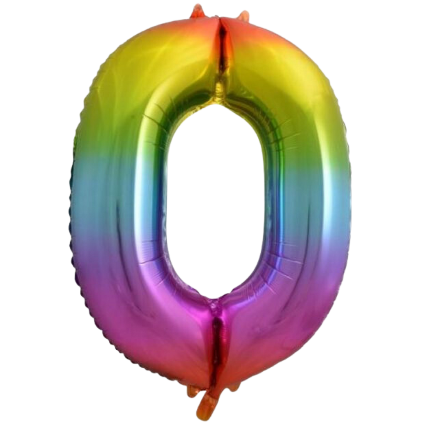 Large Foil Number - Rainbow