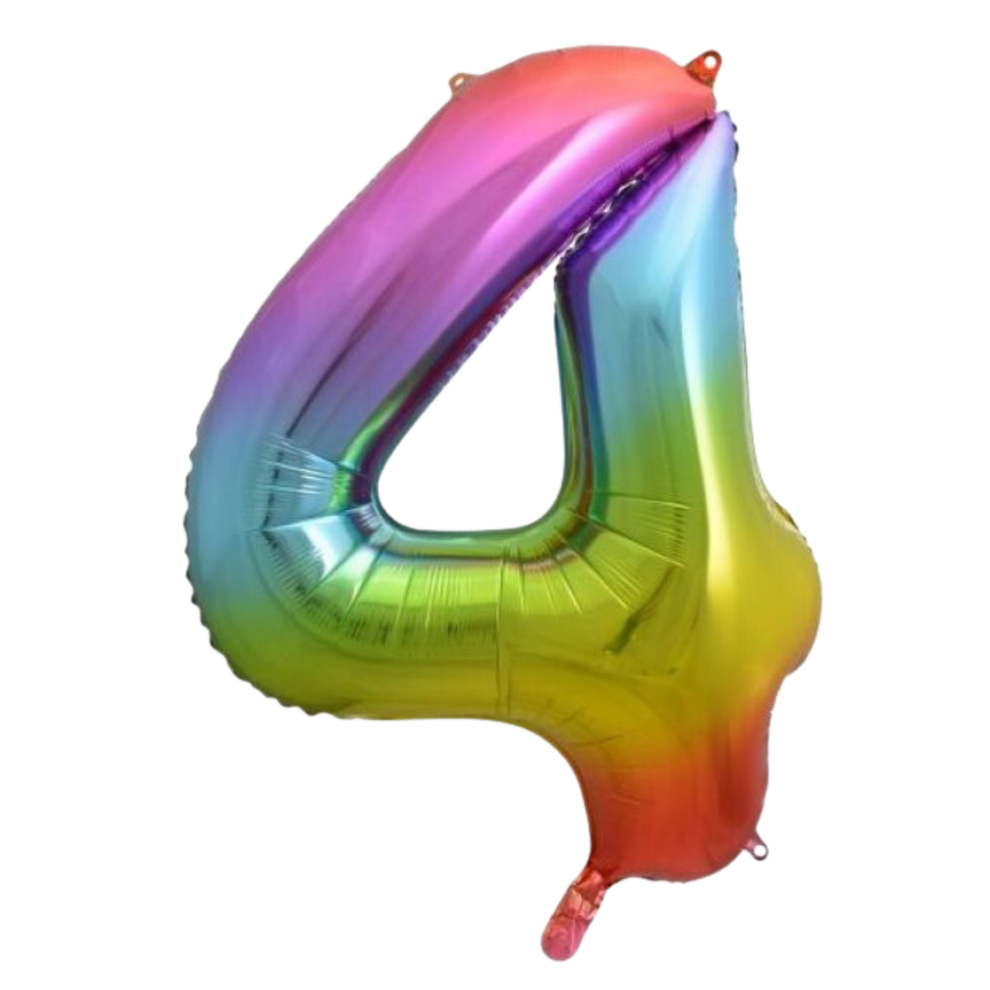 Large Foil Number - Rainbow
