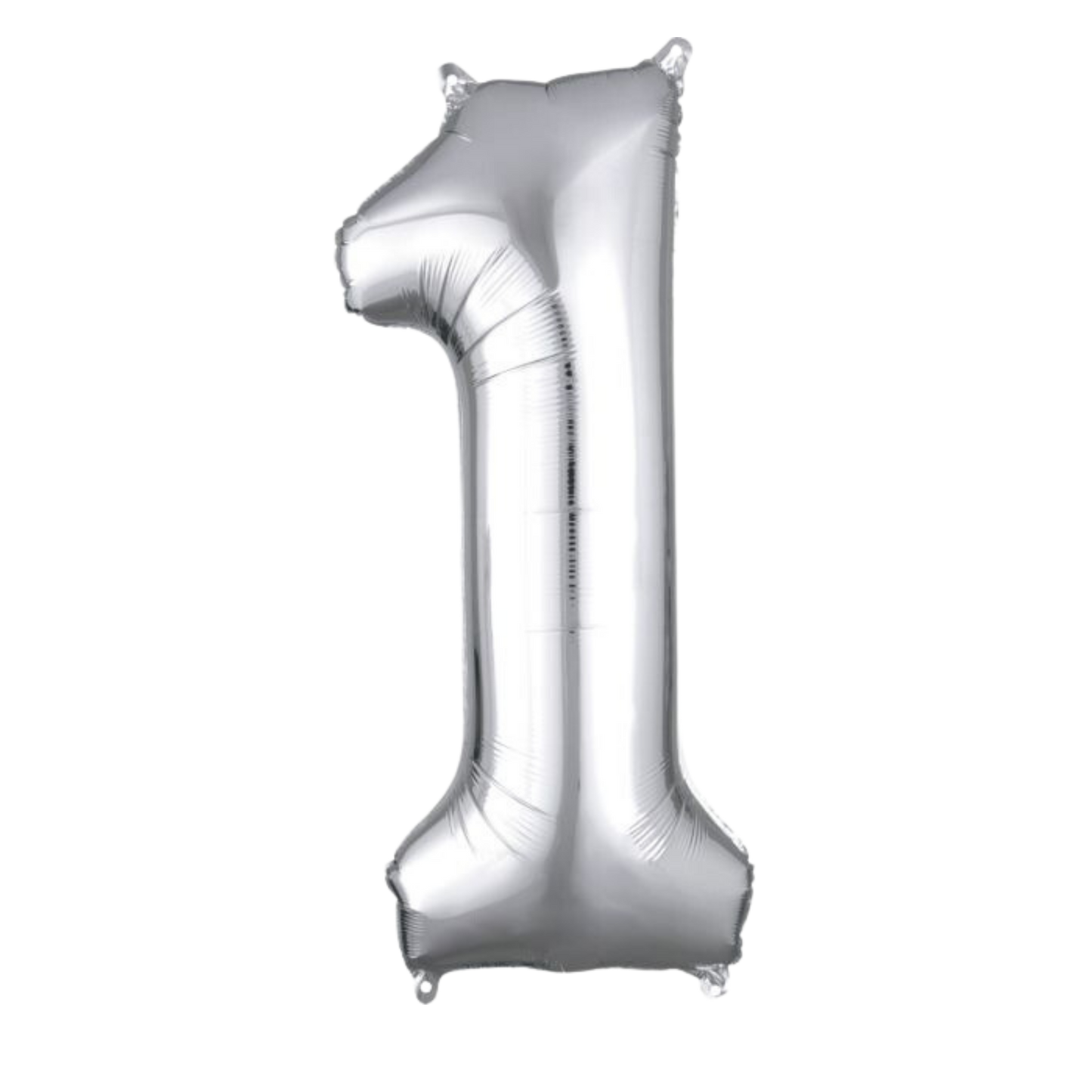 Large Foil Number - Silver