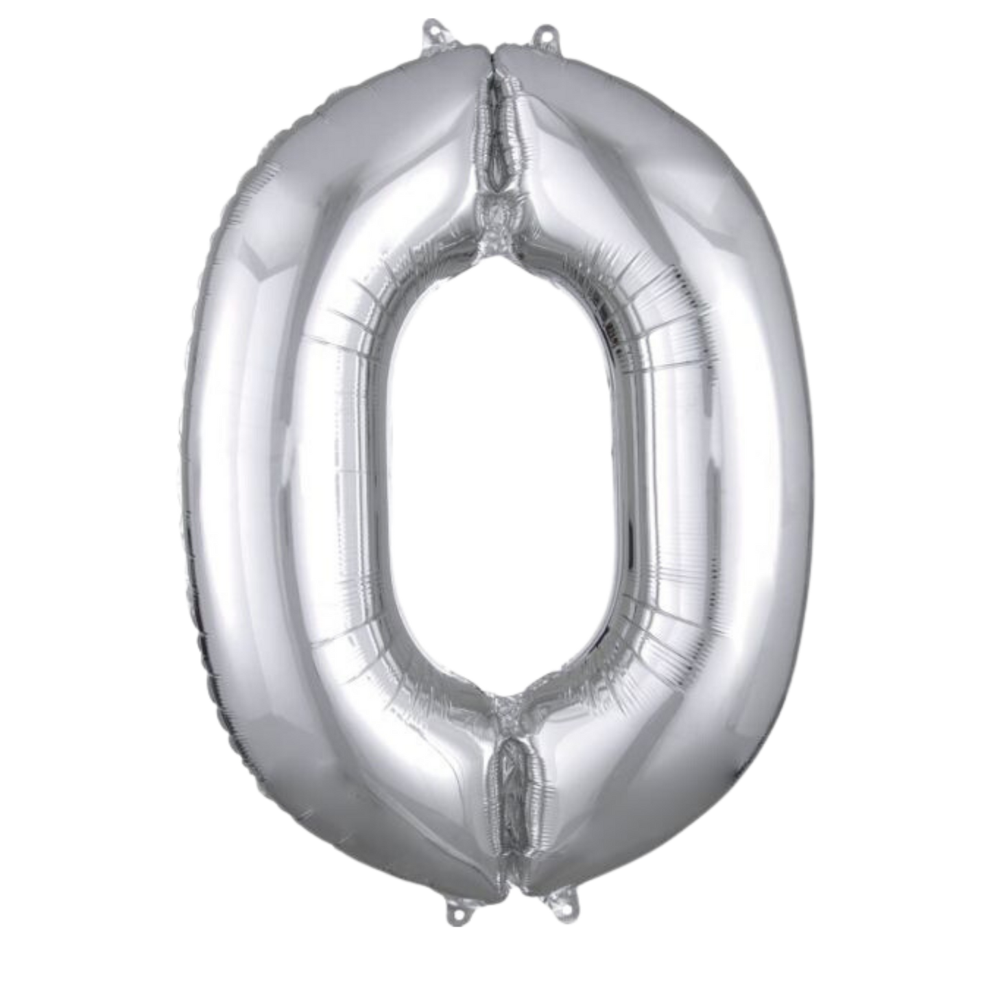 Large Foil Number - Silver