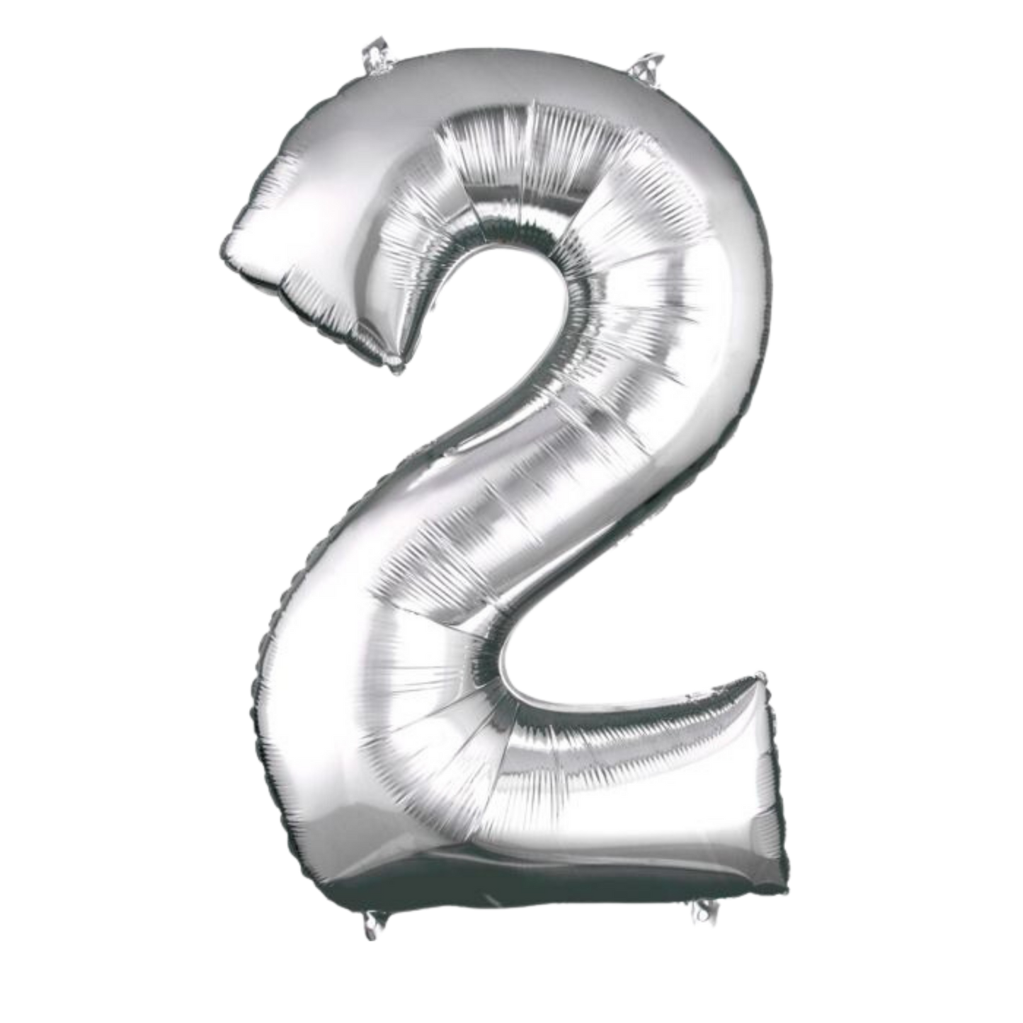 Large Foil Number - Silver
