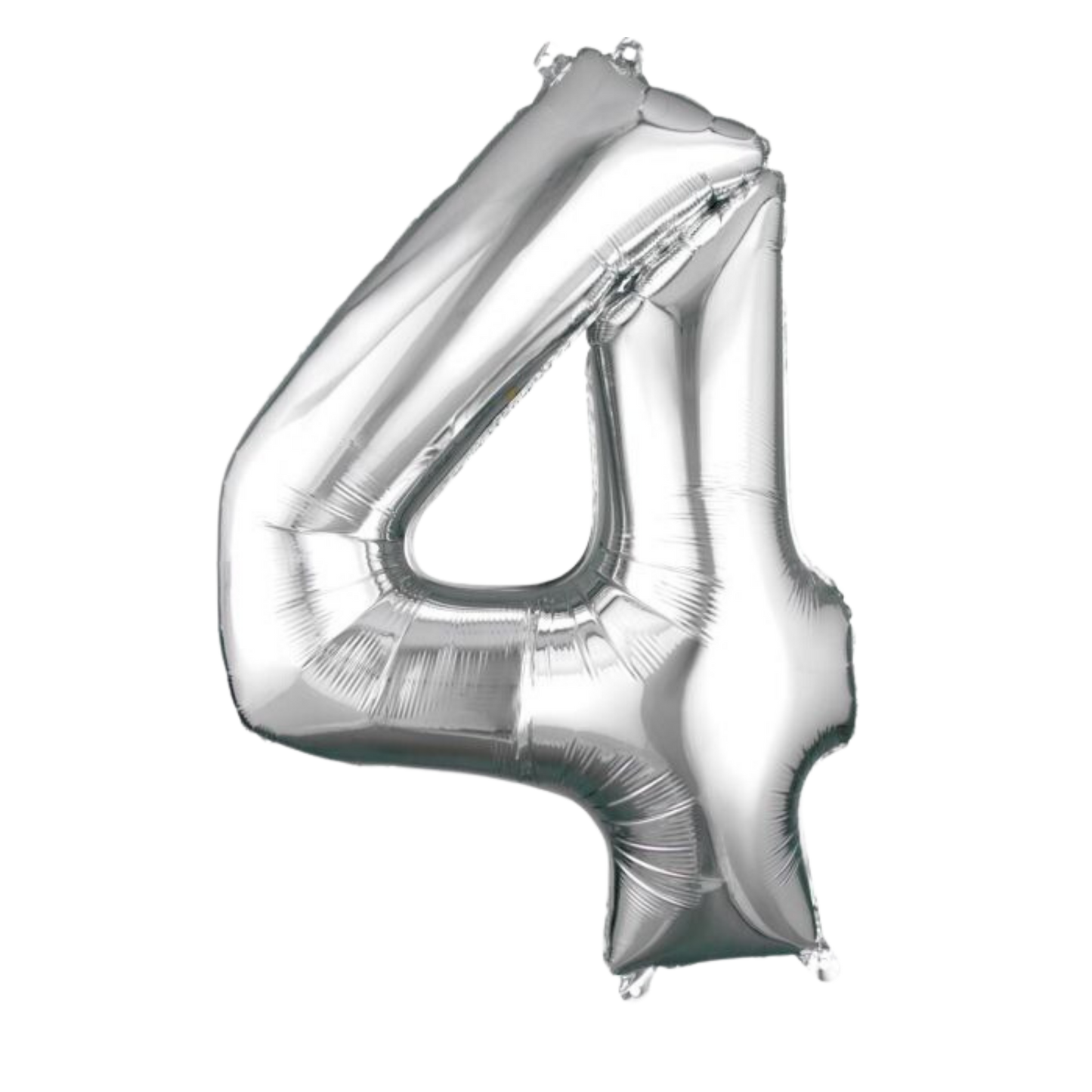 Large Foil Number - Silver