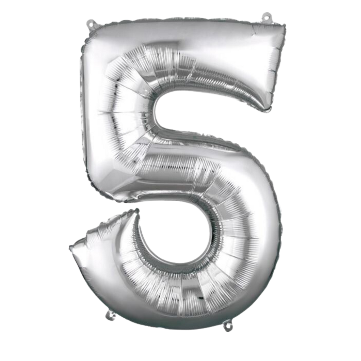 Large Foil Number - Silver