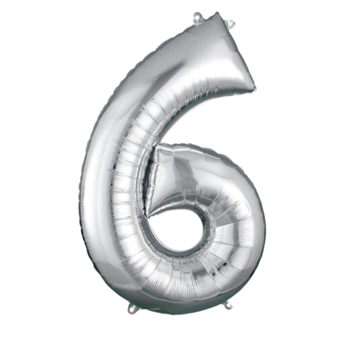 Large Foil Number - Silver