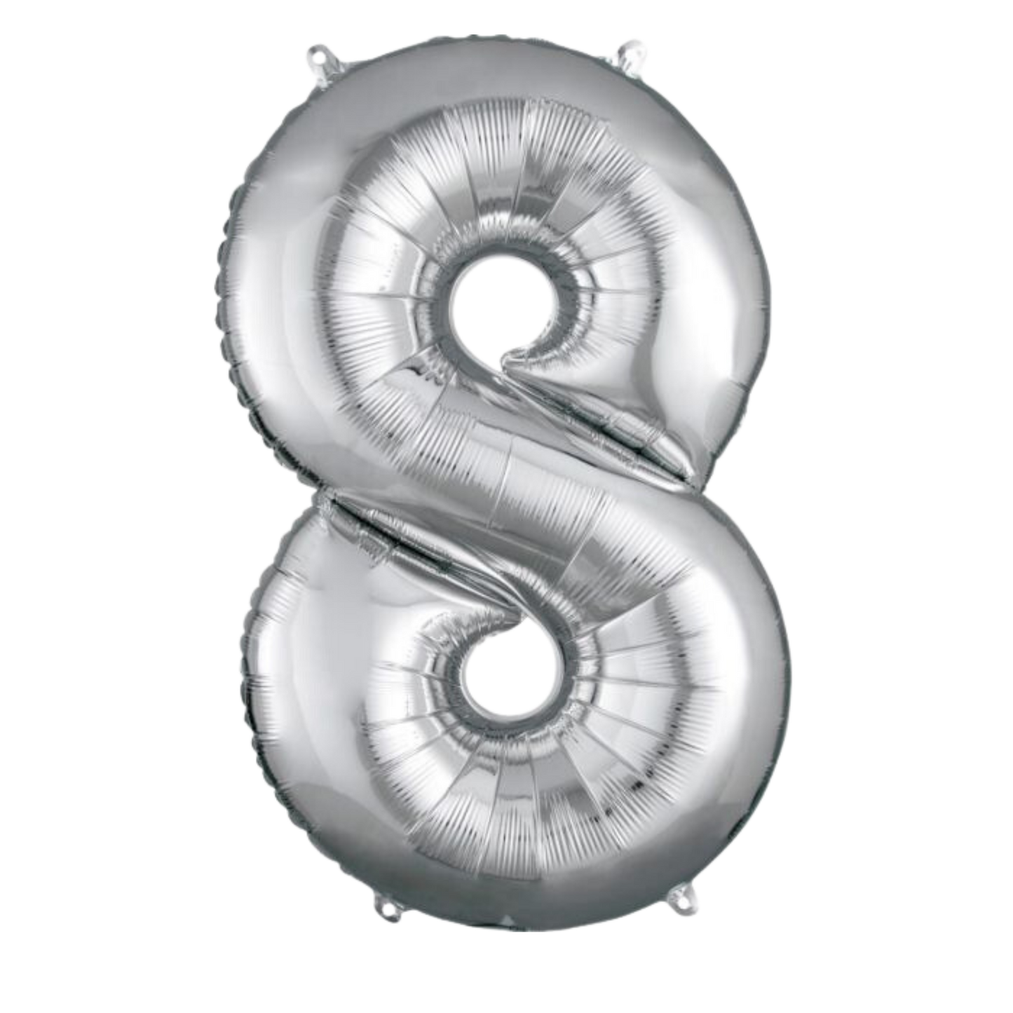 Large Foil Number - Silver