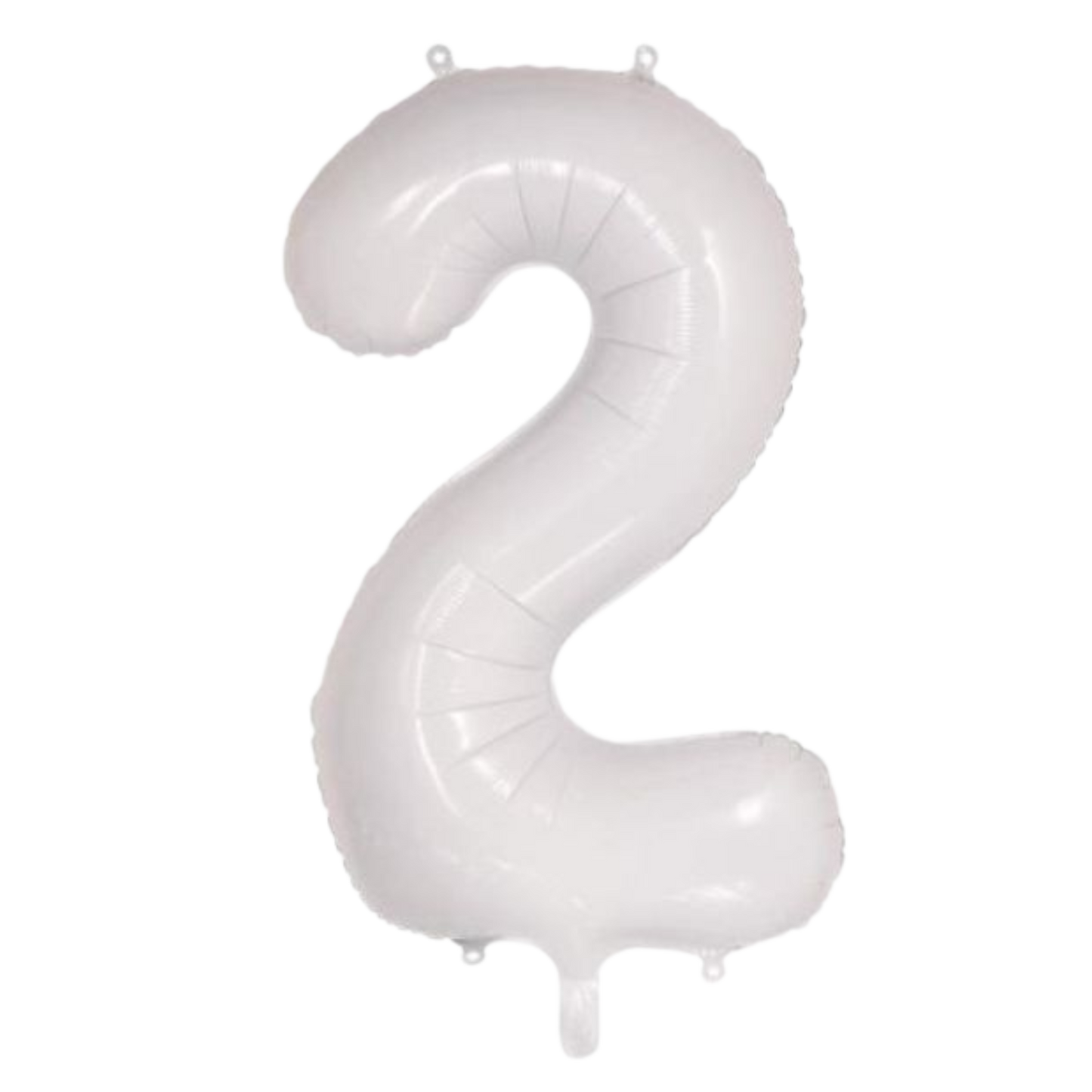 Large Foil Number - White