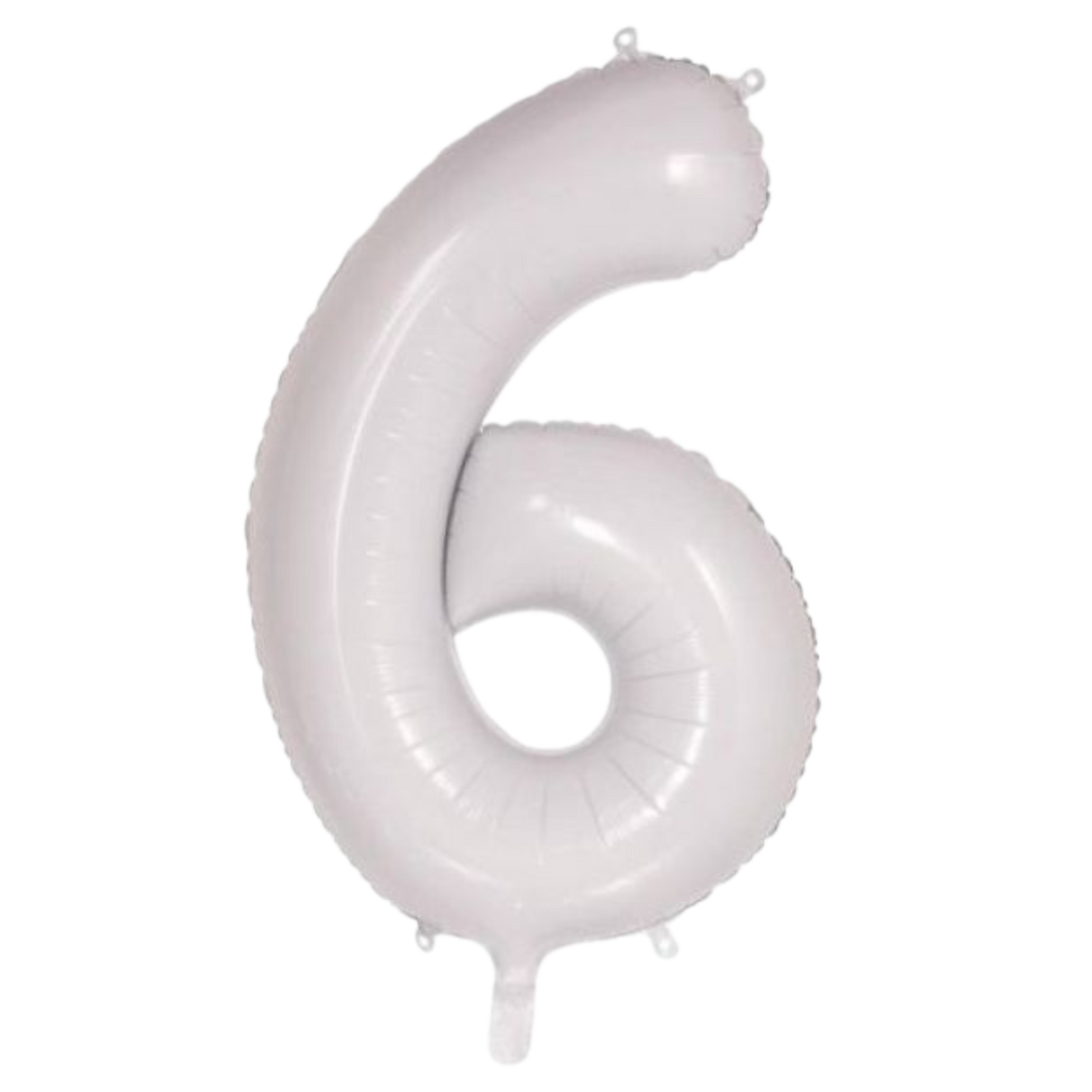 Large Foil Number - White