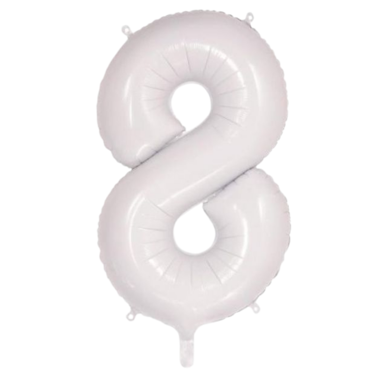 Large Foil Number - White