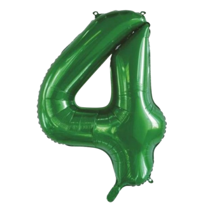 Large Foil Number - Green