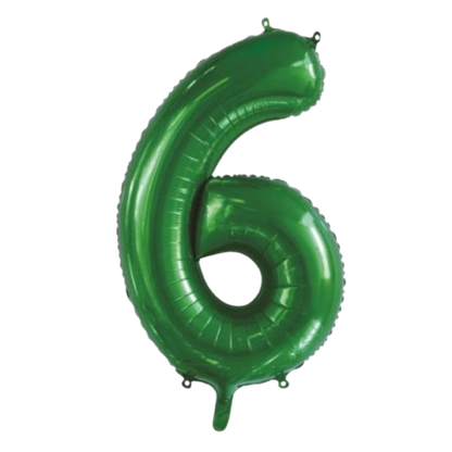 Large Foil Number - Green