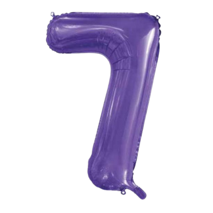 Large Foil Number - Purple