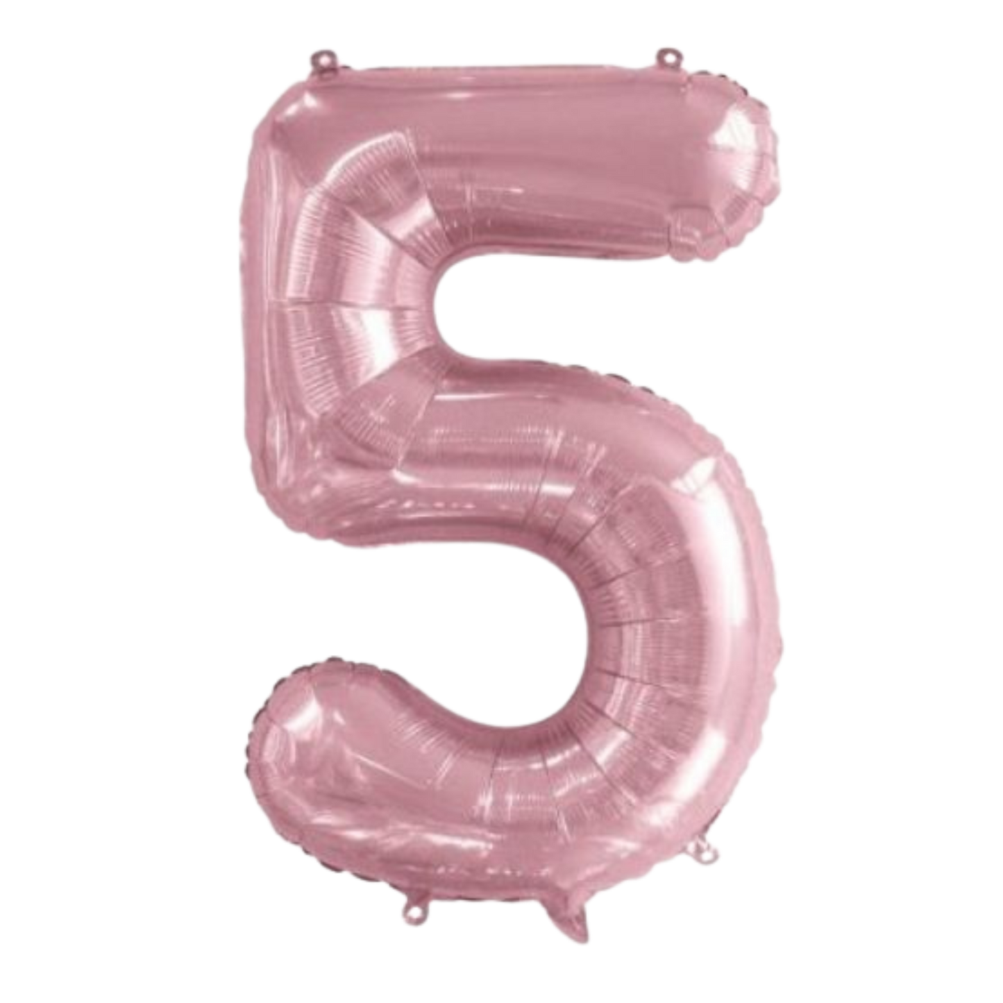 Large Foil Number - Light Pink