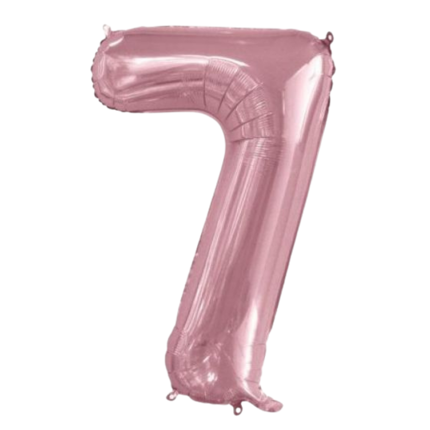 Large Foil Number - Light Pink