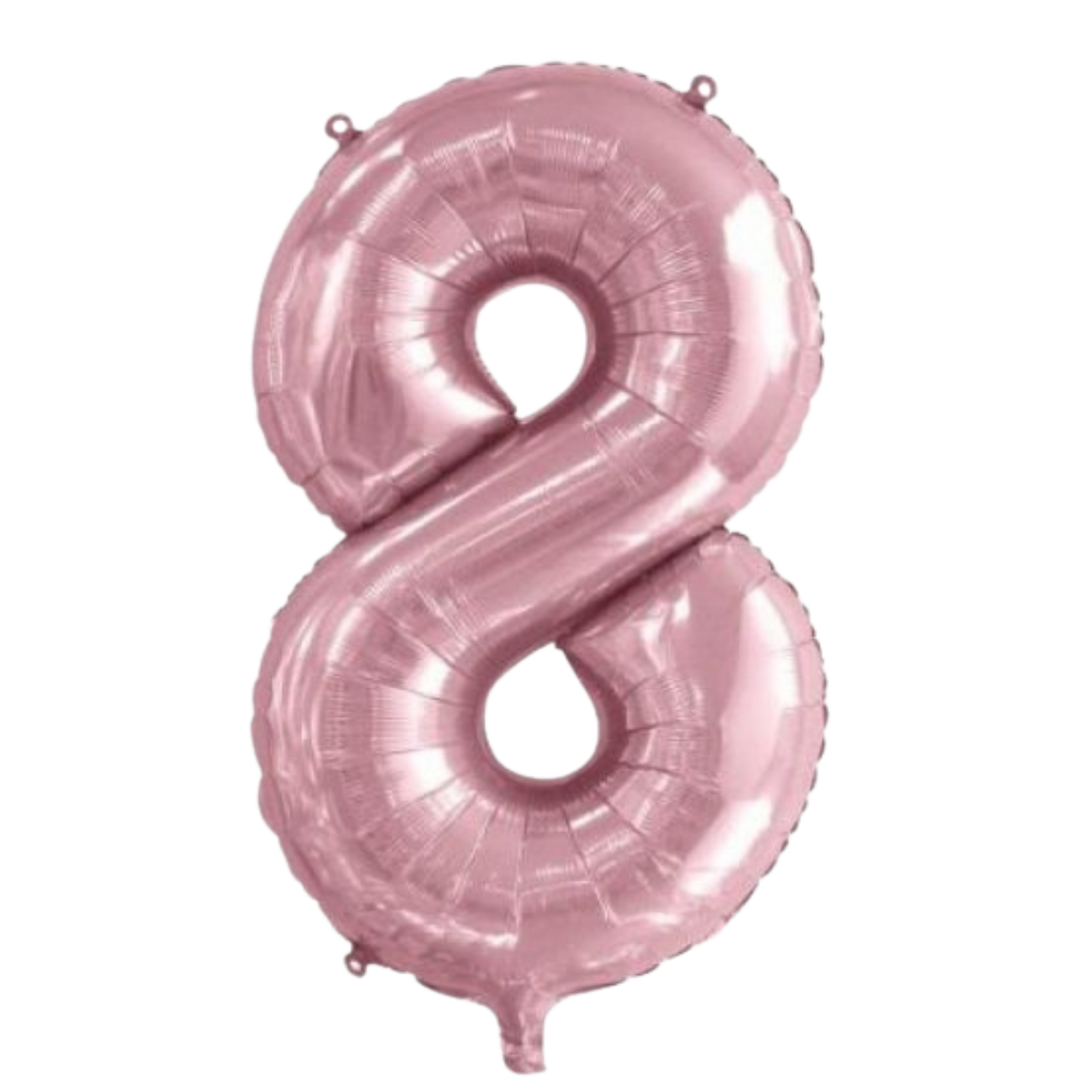 Large Foil Number - Light Pink