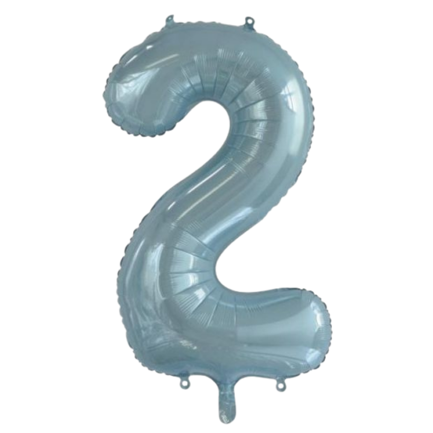 Large Foil Number - Light Blue