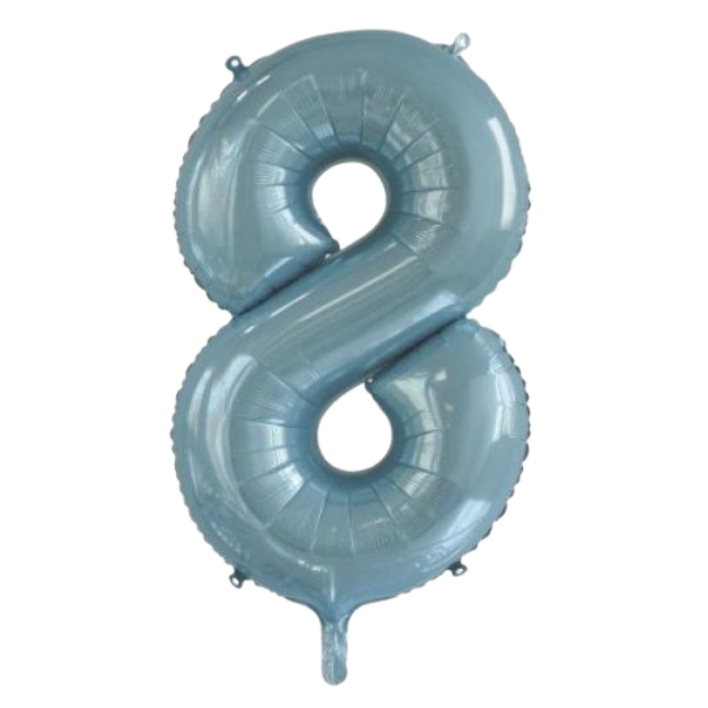 Large Foil Number - Light Blue