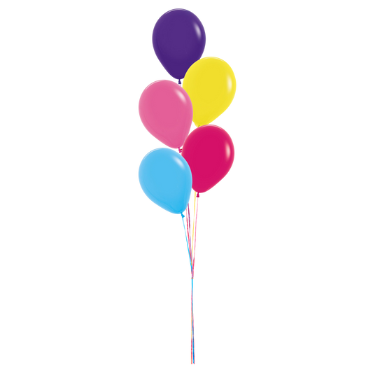5 Balloon Helium Bouquet