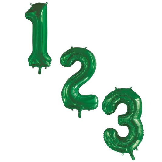 Large Foil Number - Green