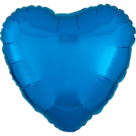Metallic Blue Heart