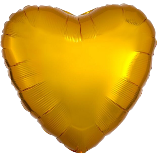 Metallic Gold Heart