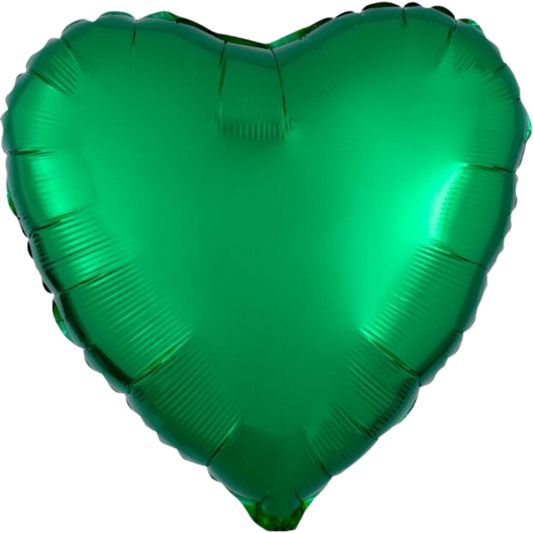 Metallic Green Heart