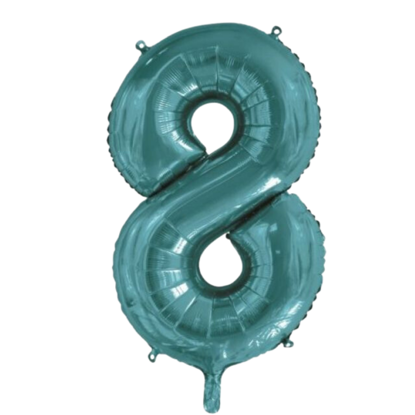 Large Foil Number - Teal