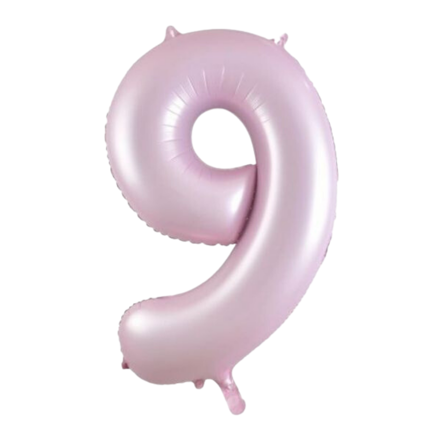 Large Foil Number - Pastel Matte Pink