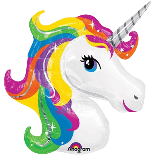 Rainbow Unicorn Head
