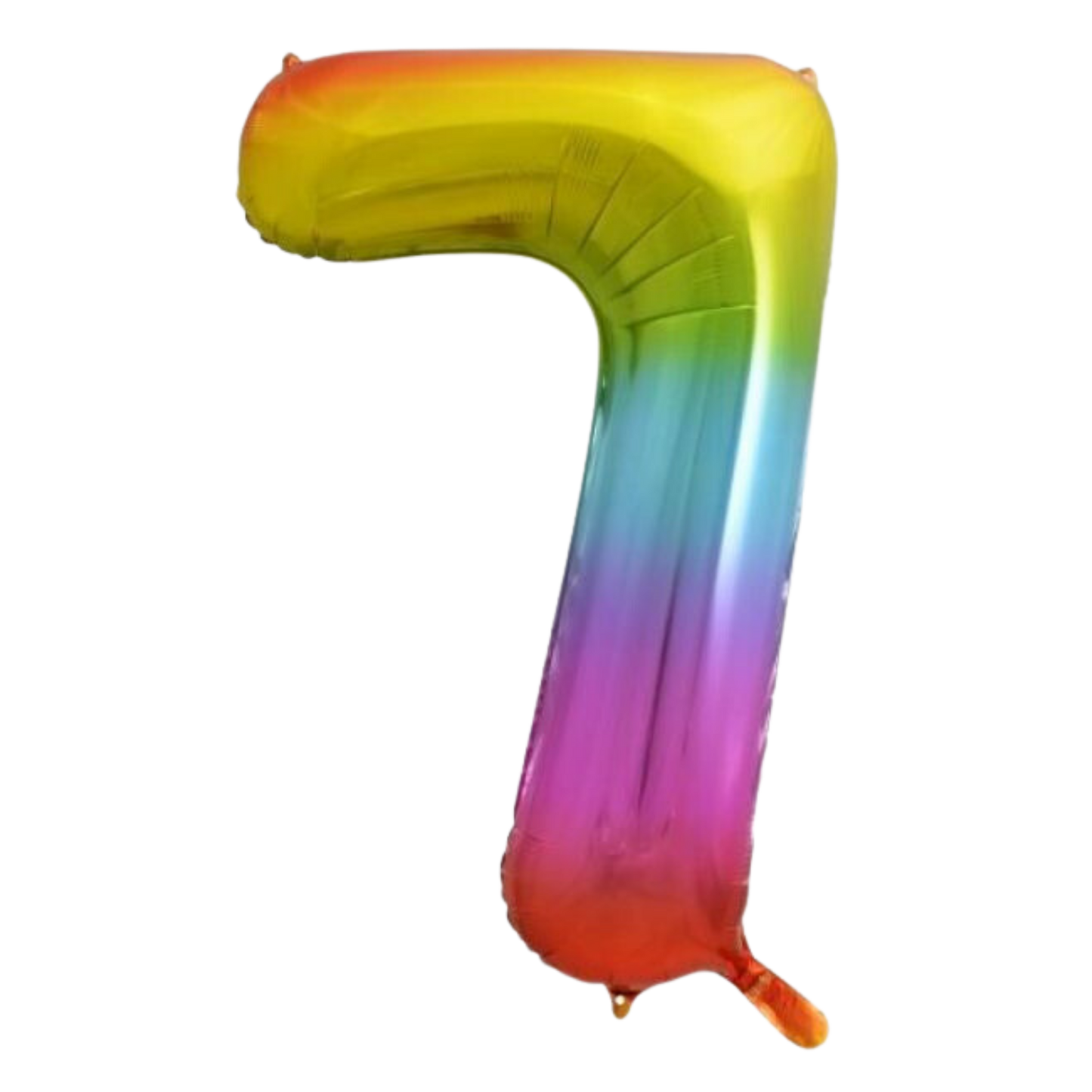 Large Foil Number - Rainbow
